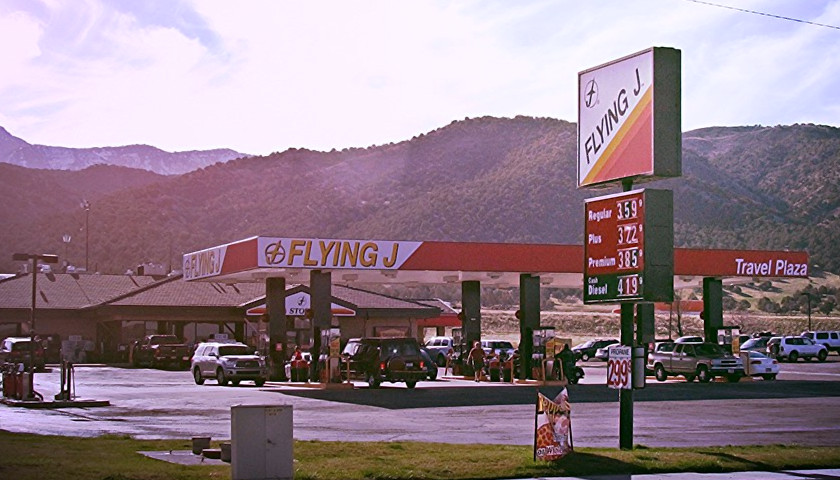 Flying J gas station, Nephi, Utah