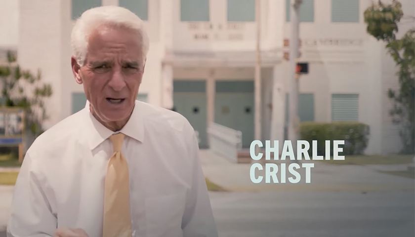 Charlie Crist Releases Attack Ad Against Florida Governor DeSantis over Mask Mandate Order