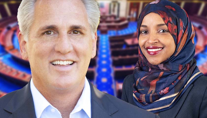 McCarthy Vows to Remove Omar from Foreign Affairs Committee If Republicans Take Back House