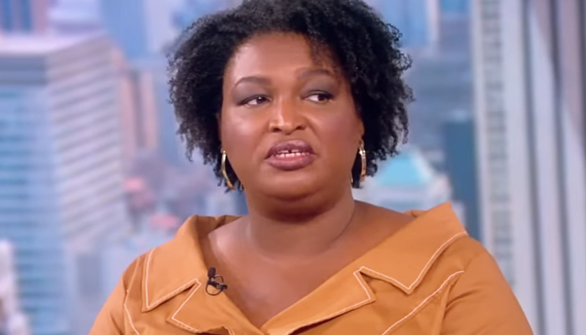 Stacey Abrams Repeats Already-Debunked Claim That Women Seek Late-Term Abortions Due to ‘Traumatic Experience’