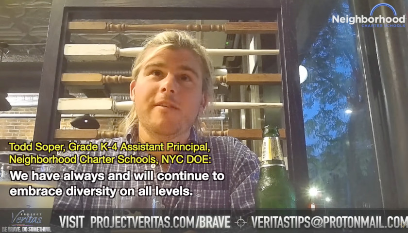 Project Veritas Exposes New York City K-4 Assistant Principal: Candidates Who Don’t Answer ‘Diversity’ Question Right ‘Automatic Not Hire’