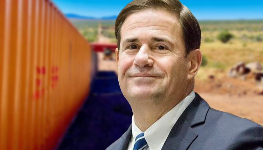 Arizona Gov. Doug Ducey Continues to Fill Border Barrier Gaps as Migrant Encounters Soar