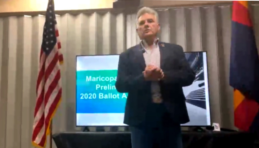 State Sen. Sonny Borrelli: Over 21,000 Ballots in Five-Percent Sample Appear Illegally Cast in Maricopa County’s 2020 Election