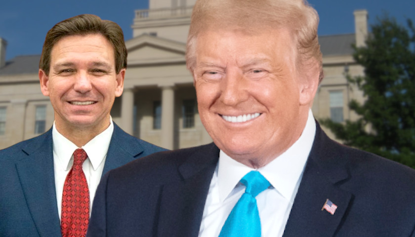Poll: Trump Holds 27-Point Lead over DeSantis in Iowa