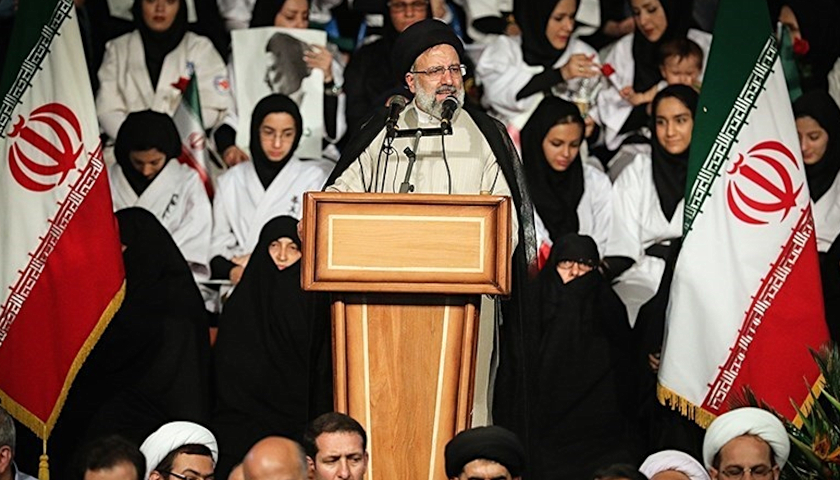 Iranian president Ebrahim Raisi