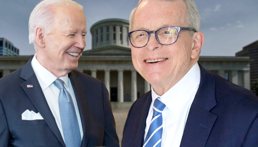 Joe Biden and Mike DeWine