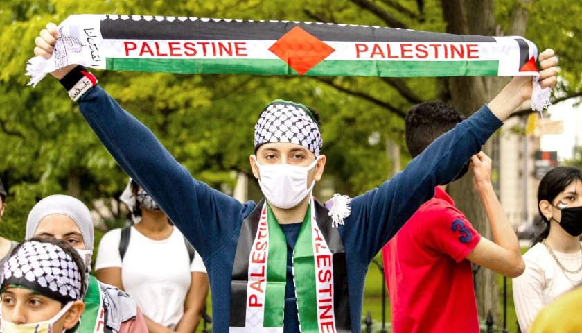 Pro-Palestine protesters