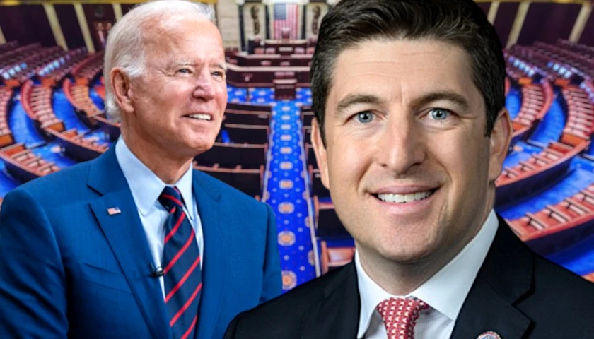 President Biden and Rep. Bryan Steil (composite image)