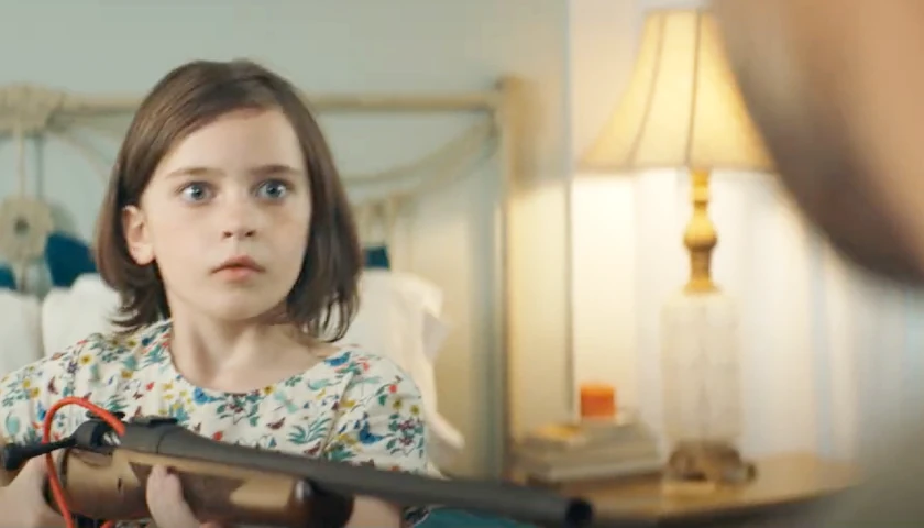 Daughter Points Gun at Father in Tennessee Department of Safety Gun Lock Campaign Video