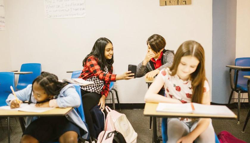 Students on Phone