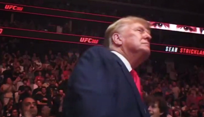 Trump Welcomed with Thunderous Applause at UFC