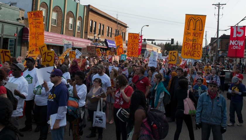 Minimum Wage Protest