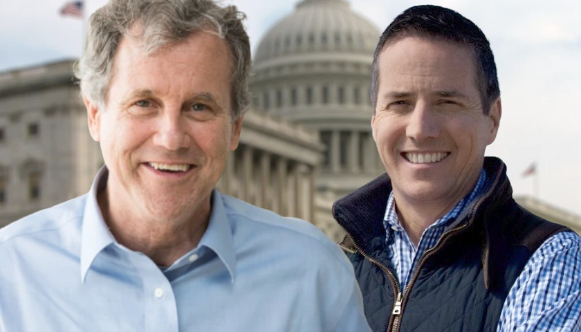 Sherrod Brown and Bernie Moreno