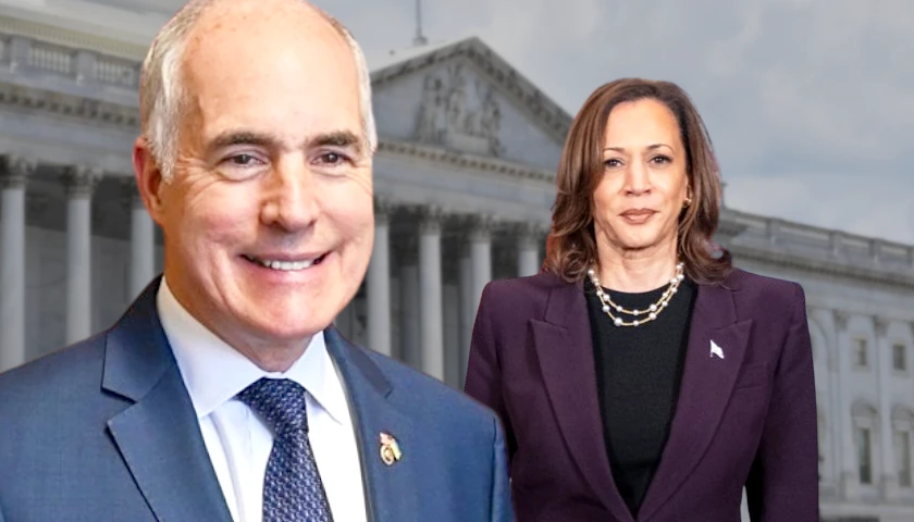 Bob Casey and Kamala Harris