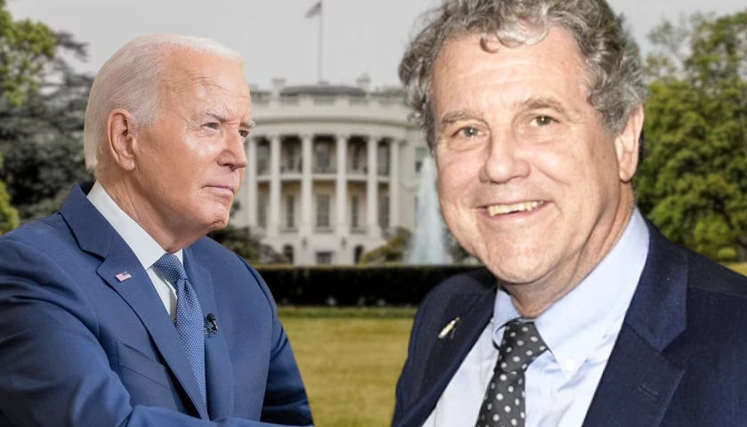 Sherrod Brown and Joe Biden