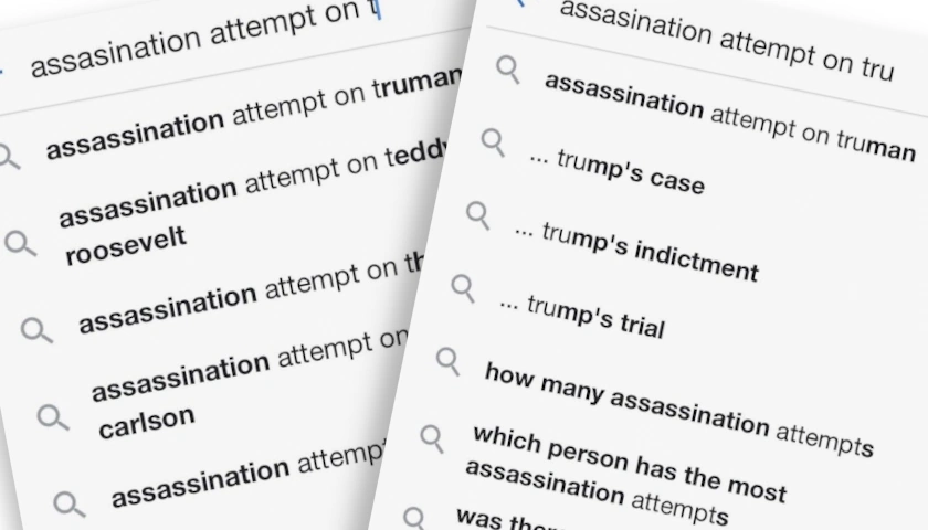 Google Insists ‘No Manual Action’ to Hide Trump Assassination Attempt from Search Suggestions