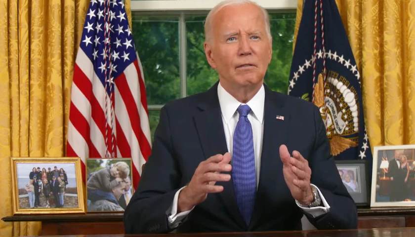 President Biden Says He Left Presidential Race for the Sake of Democracy