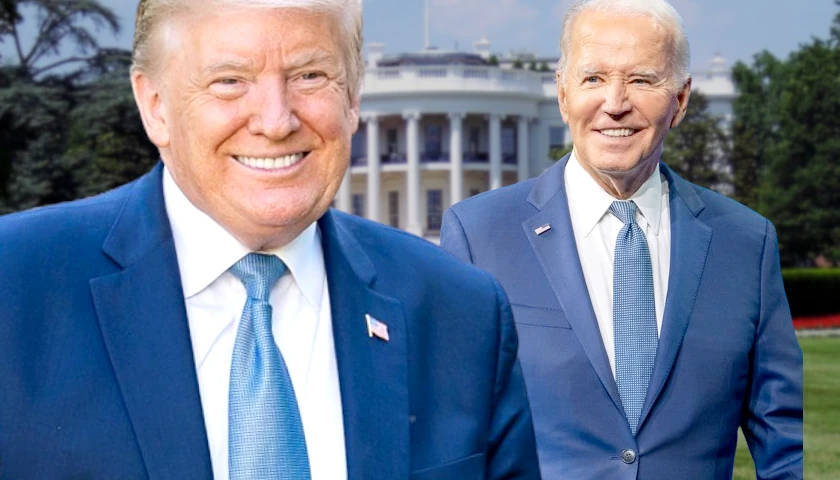 Trump and Biden Virginia