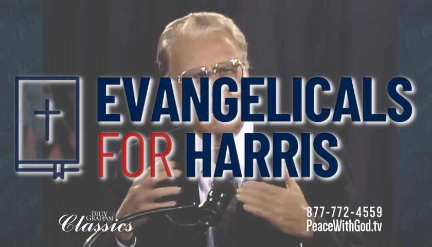 Franklin Graham: ‘Evangelicals for Harris’ Group Misleading People with Ad Showing His Father