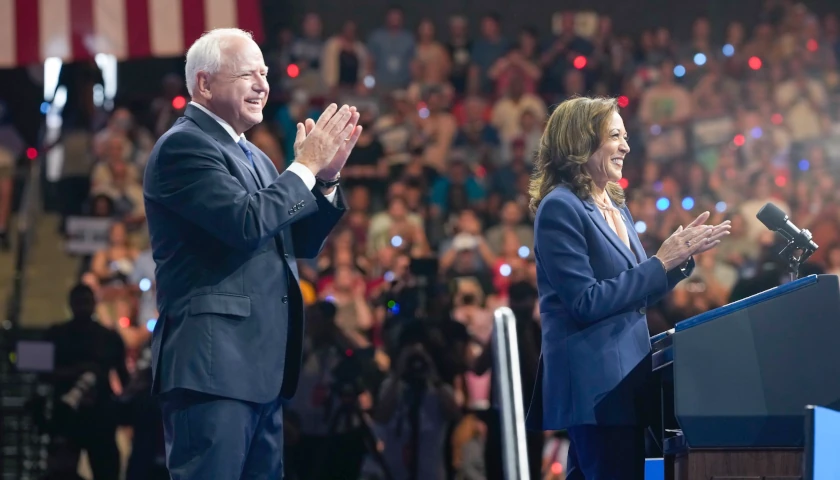 Kamala Harris and TIm Walz