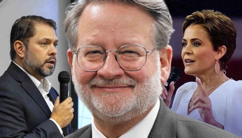 Gary Peters, Ruben Gallego, Kari Lake