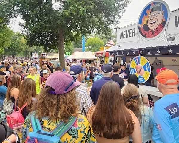 Minnesota State Fair "Never Walz" Booth