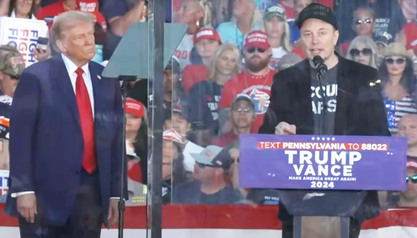 Elon Musk Speaks at Trump Rally, Says the 45th President Must Win to ‘Preserve the Constitution’