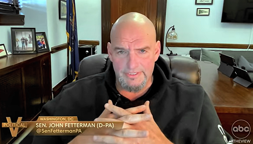 Sen. John Fetterman: Trump Should Be Pardoned in New York Case Because It Was Politically Motivated