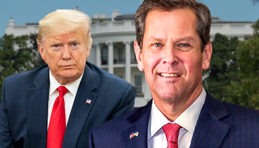 President Trump Amplifies Accusations That Georgia Governor Brian Kemp Blocked Election Integrity Bill