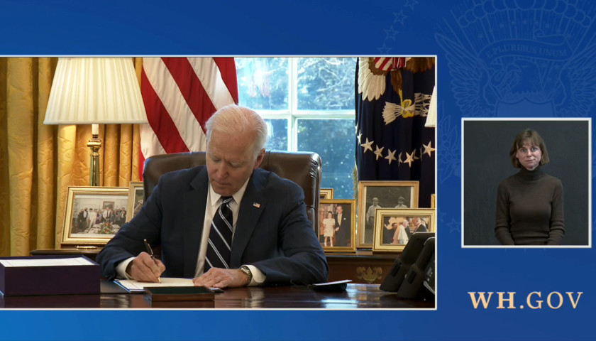 Biden Signs $1.9 Trillion Stimulus Bill into Law