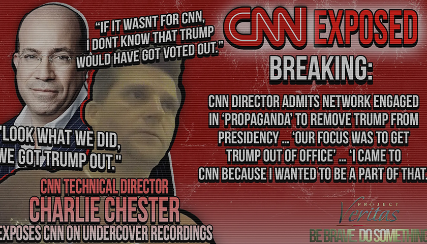 CNN Tech Director Caught on Video Admitting Network Engaged in Propaganda to Get Trump Voted Out
