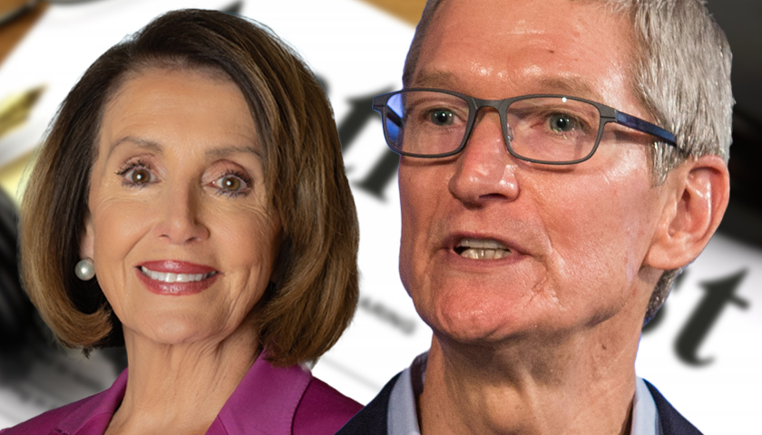 Apple CEO Tim Cook Reportedly Phoned Pelosi to Warn Her Against Antitrust Bills