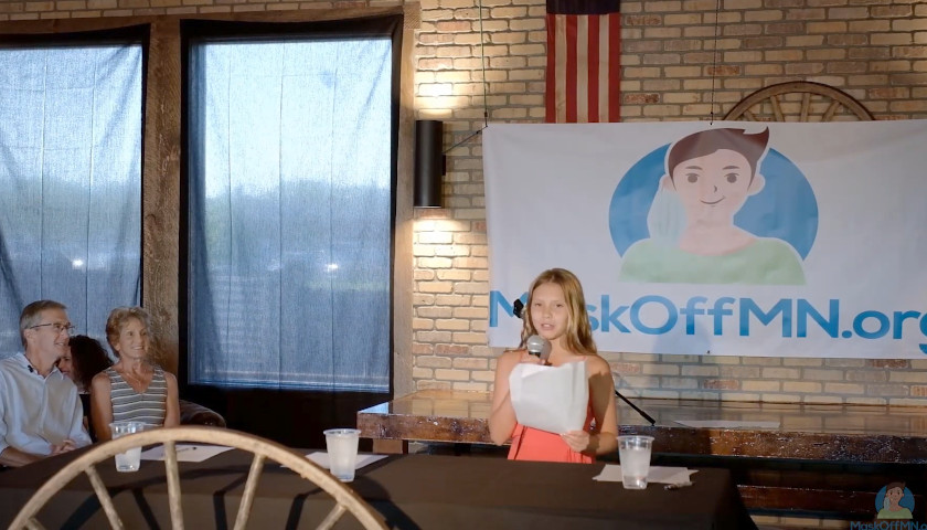 Nine Year Old Minnesota Girl Speaks About Masking in Schools, Goes Viral