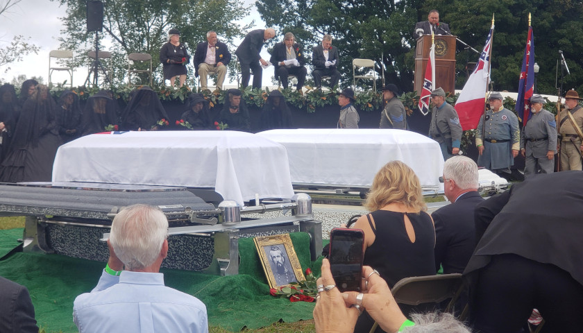Sons of Confederate Veterans ‘Put to Rest for Eternity’ Gen. Nathan Bedford in Columbia, Tennessee