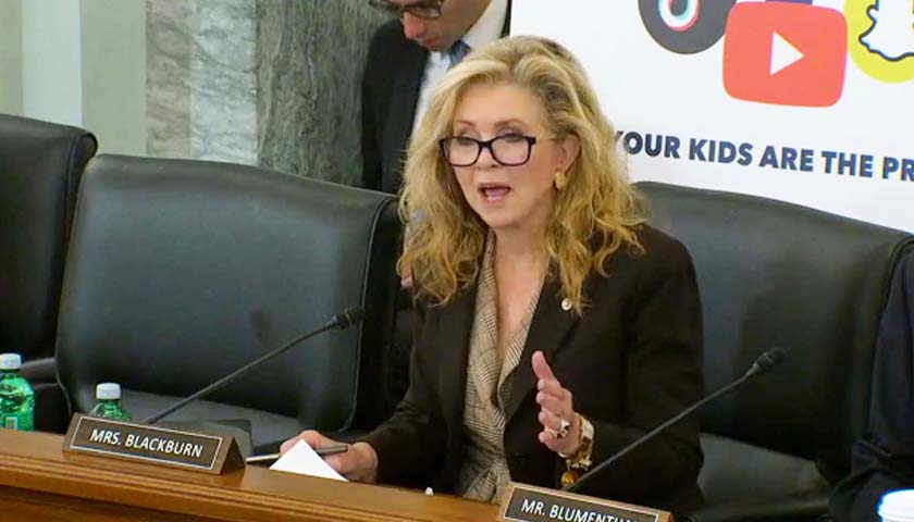 Tennessee Sen. Blackburn Blasts YouTube, TikTok and Snapchat Execs for Allowing Dangerous Content