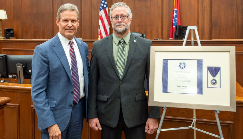 Governor Bill Lee Awards Purple Heart to Special Agent Joe Frye