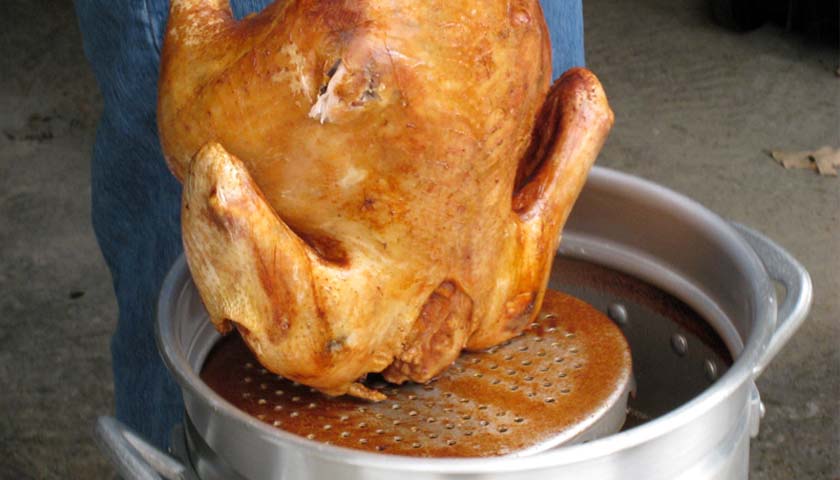 Commentary: Frozen Turkeys Explode When Deep-Fried