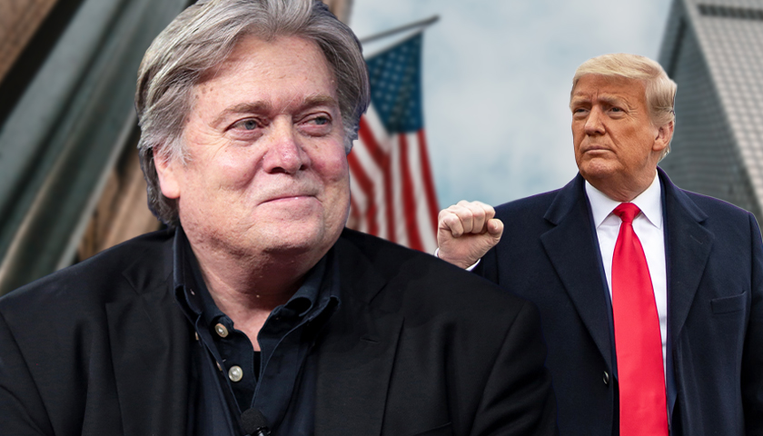 Trump Comes to Bannon’s Defense, Says Contempt Prosecution Proof ‘USA Is a Radicalized Mess’