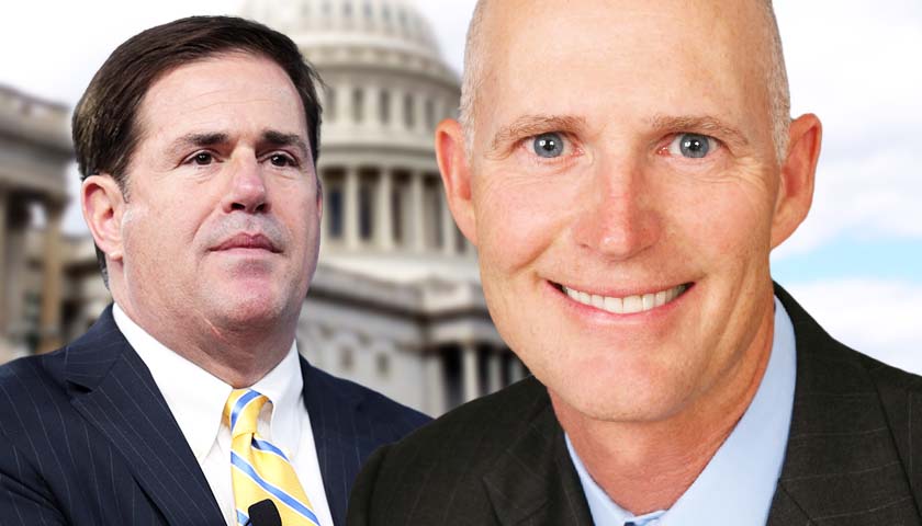 GOP Senate Campaign Committee Denies Recruiting Arizona Gov. Ducey for Mark Kelly Challenge