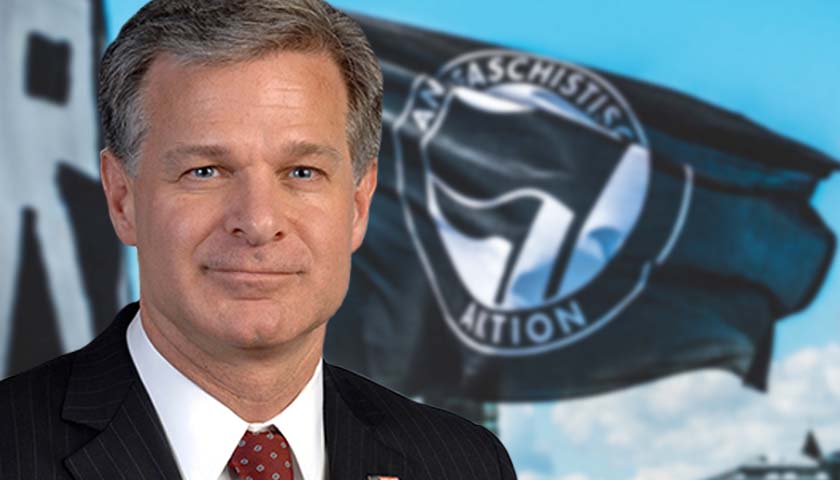 FBI Director Chris Wray Says Antifa Is an ‘Ideology’ Not an ‘Organization’