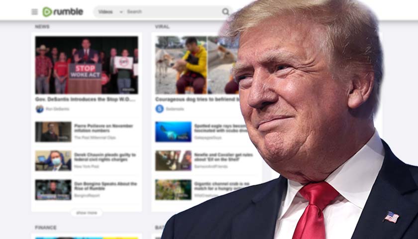 Trump’s Media Company Strikes Deal with Anti-’Cancel Culture’ Video Platform Rumble