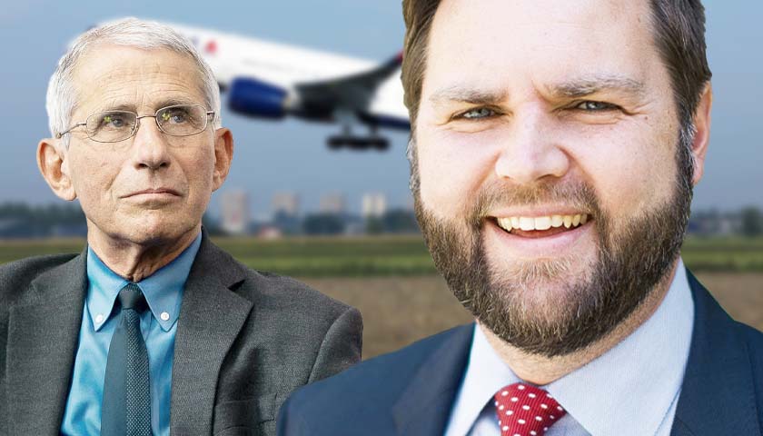 Ohio Senate Candidate JD Vance Blasts Fauci for Suggesting a Vaccine Mandate for Domestic Air Travel