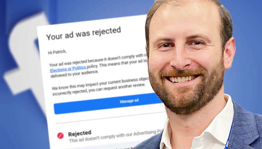 Georgia Congressional Candidate Patrick Witt Says Facebook Rejected His Campaign’s Launch Ad