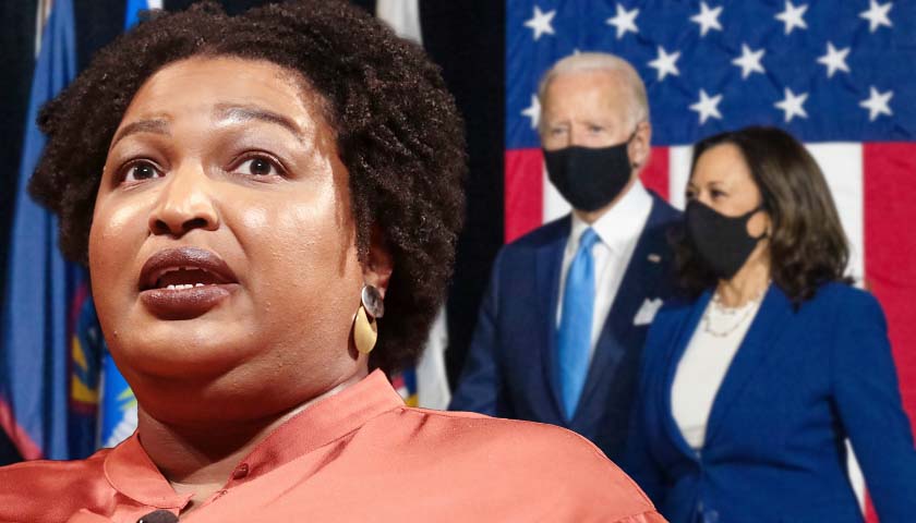 ‘Scheduling Conflict’ Causes Abrams to Miss Biden, Harris Visit to Georgia