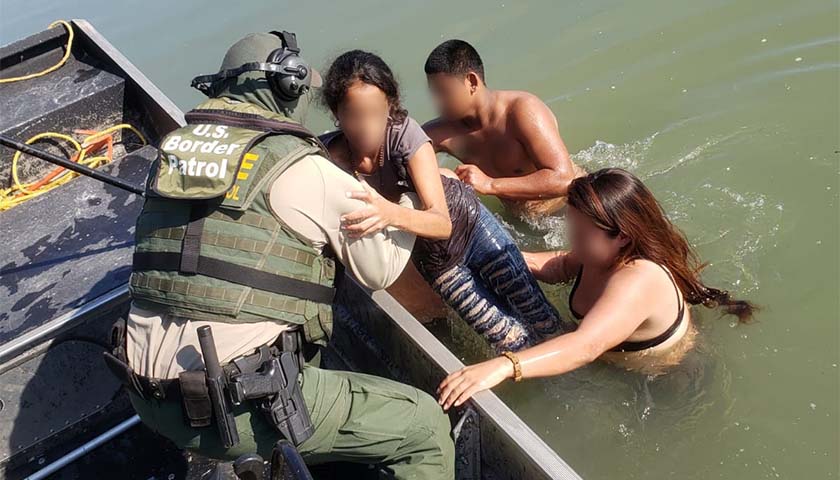 Biden Administration Silent After Border Patrol Agents Rescue Illegal Migrants from Raging River