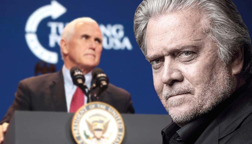Bannon: Mike Pence ‘Stone-Cold Coward’ for Mischaracterizing Trump January 6 Ask to Let The States Decide for Themselves on Legitimacy of Electoral College Votes