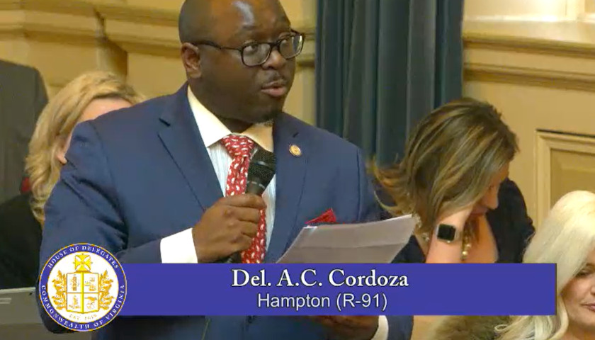 Delegate Cordoza Says He Was Denied Entry to Virginia Legislative Black Caucus, Showing Caucus Not About Being Black, but Being Leftist
