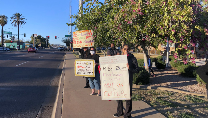 Veteran Phoenix School Teachers Protest Pay Cuts to Oust Them for New Critical Race Theory-Supportive Teachers