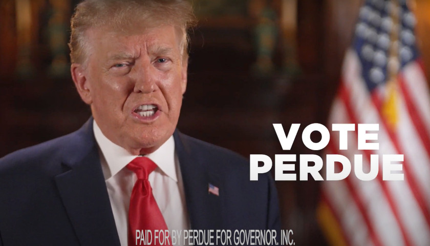 Georgia Gubernatorial Candidate David Perdue Releases New Ad Featuring Donald Trump