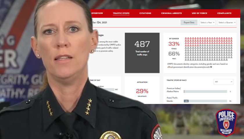 University of Wisconsin Police Department’s ‘Equity Dashboard’ Tracks Arrests, ‘Use of Force’ Incidents by Race